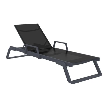 TROPIC ΞΑΠΛΩΣΤΡΑ ΜΕ ΜΠΡΑΤΣΑ DARK GREY/BLACK ΠΟΛ/ΝΙΟΥ