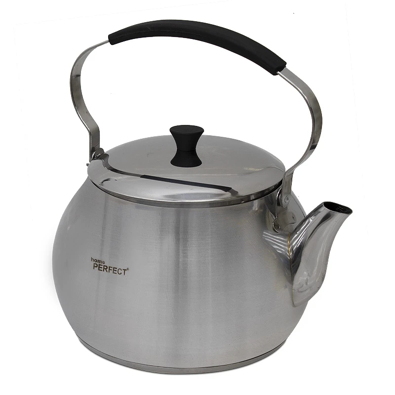 Melina Homeplus steel tea pot in silver color