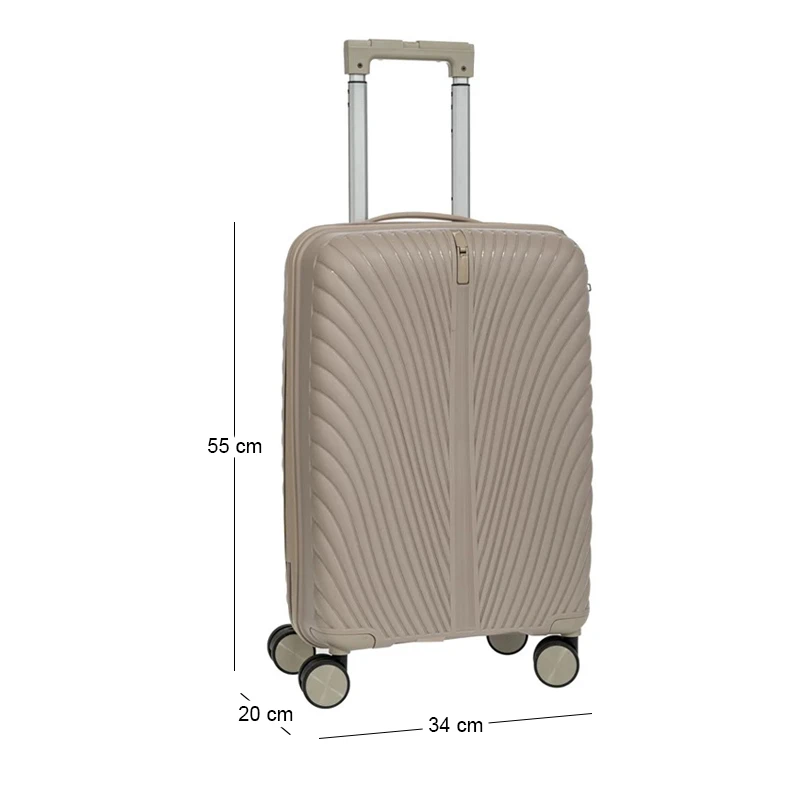 DARK GREEN SUITCASE WITH WHEELS 50CM