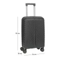 DARK BLUE SUITCASE WITH WHEELS 50CM