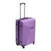 ABS travel suitcase with 4 wheels, purple color (L) 45x28x68cm.