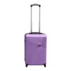 ABS travel suitcase with 4 wheels, purple color (S) 35x20x53cm.