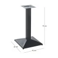 IBIS Metal Base 42x42cm H73cm Black