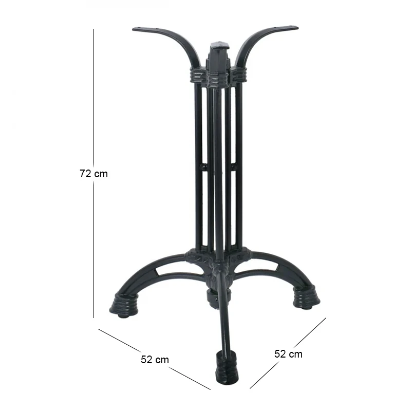 CAST IRON Base 3-Legged (heavy duty) Black (15,6 kg)