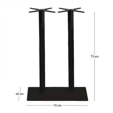 PRATO BAR 70x40cm Steel Base H108cm