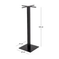 PRATO BAR 45x45cm Steel Base H108cm