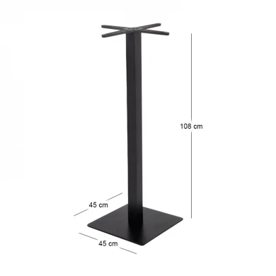 PRATO BAR 45x45cm Steel Base H108cm