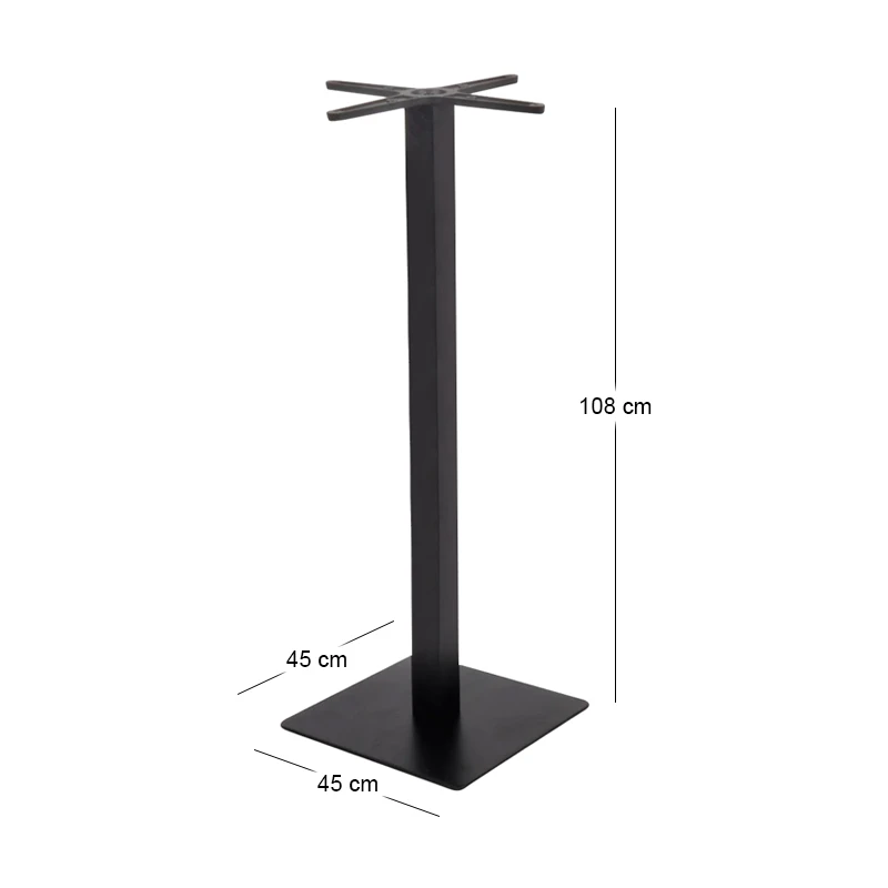 PRATO BAR 45x45cm Steel Base H108cm
