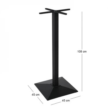PYRAMID Cast Iron Bar Base 45x45/H108cm