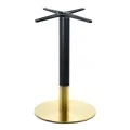 RIVA Βάση Τραπεζιού Gold Inox #201 - Black / 11,70 Kg Φ45 H.72cm