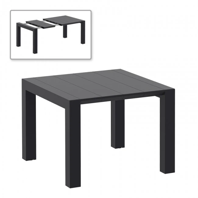 ΒΕΓΚΑΣ BLACK 100X100/140εκ. ΕΠΕΚΤ.ΤΡΑΠΕΖΙ ΠΟΛ/ΝΙΟΥ - 20.0572