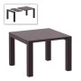 ΒΕΓΚΑΣ BROWN 100X100/140εκ. ΕΠΕΚΤ.ΤΡΑΠΕΖΙ - 53.0232