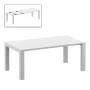 ΒΕΓΚΑΣ WHITE 100X180/220εκ. ΕΠΕΚΤ.ΤΡΑΠΕΖΙ ΠΟΛ/ΝΙΟΥ - 20.0575