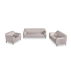 VICTORIA Sofa Set (1+2+3) Beige Fabric VICTORIA Sofa Set (1+2+3) Beige Fabric