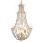 VINTAGE CHANDELIER WITH CRYSTALS 4 LIGHTS D40Χ66CM