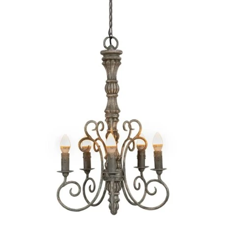 VINTAGE CHANDELIER WITH 5 LIGHTS D45Χ65CM