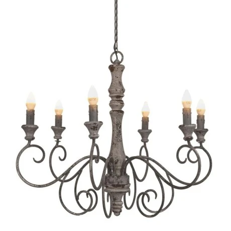 VINTAGE CHANDELIER WITH 6 LIGHTS D85Χ68CM