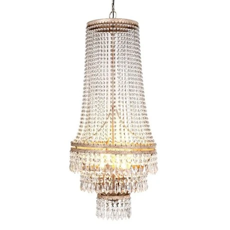 VINTAGE CHANDELIER WIΤΗ CRYSTALS 6 LIGHTS D45Χ115CM