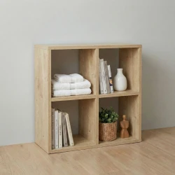 Βιβλιοθήκη Cube Megapap χρώμα sapphire oak 60x20x60εκ. Βιβλιοθήκη Cube Megapap χρώμα sapphire oak 60x20x60εκ.