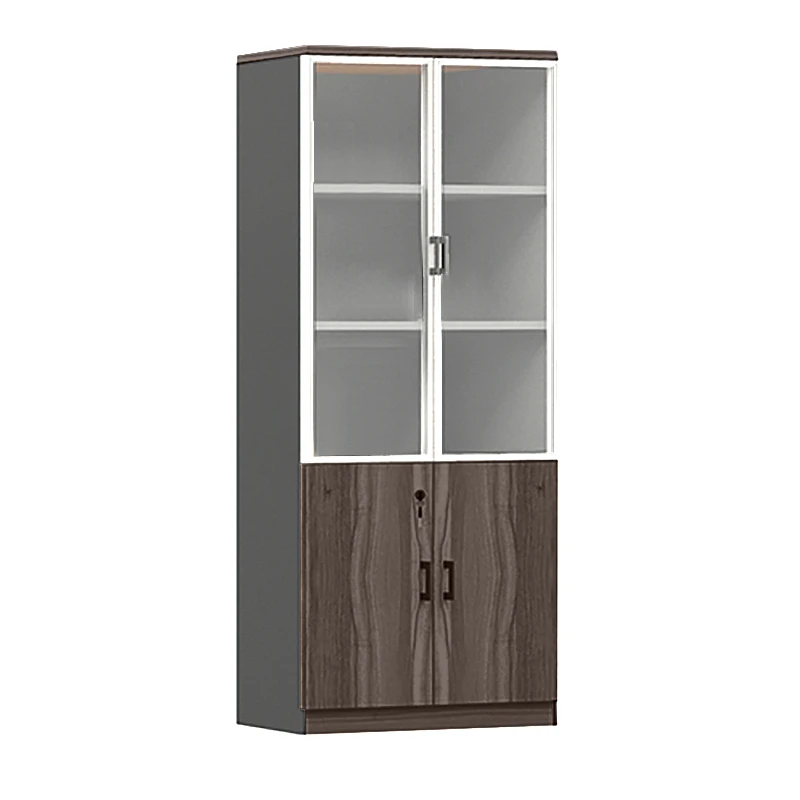 ADVANCE Bookcase Dark Walnut/Grey