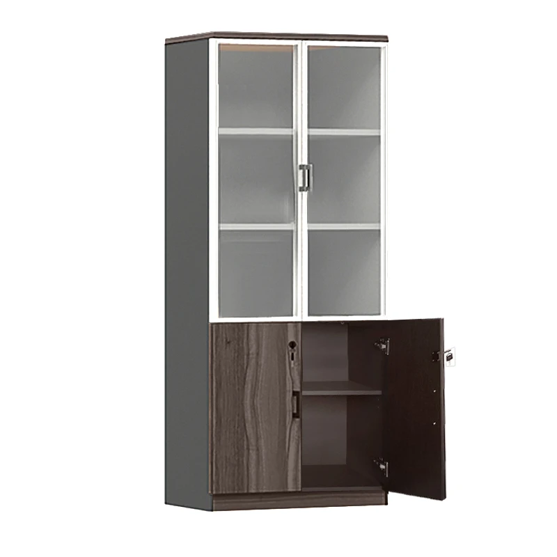 ADVANCE Bookcase Dark Walnut/Grey