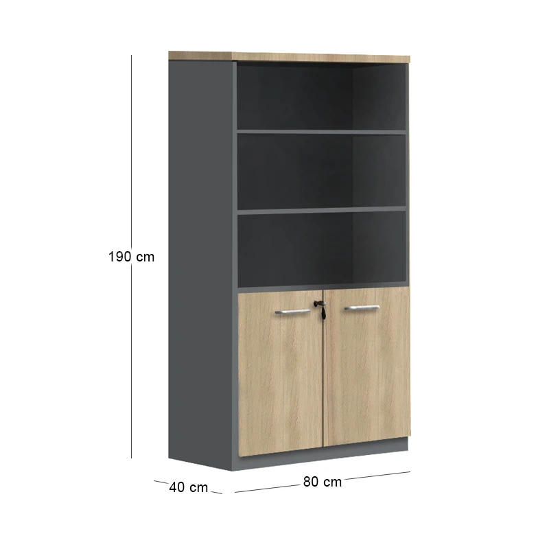 PROGRESS Bookcase Elm/Grey