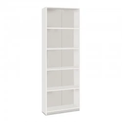 Max Megapap bookcase in white color 58x23x170cm.