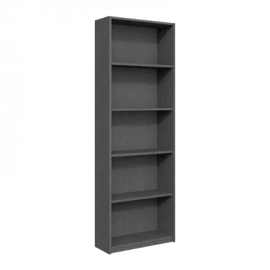 Max Megapap bookcase in anthracite color 58x23x170cm.