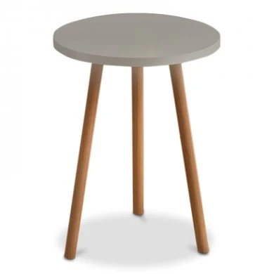 Roma Megapap melamine side table in cappuccino color 33,5x33,5x46cm.