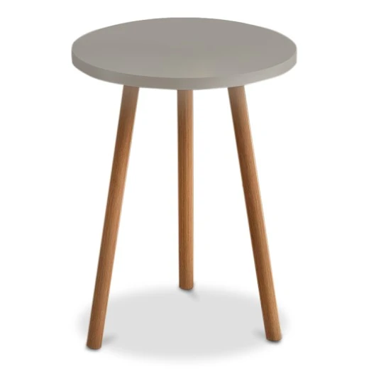 Τραπεζάκι βοηθητικό Roma Megapap χρώμα cappuccino 33,5x33,5x46εκ.