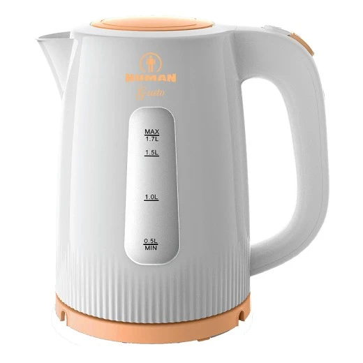 Βραστήρας Human HU-5005 1.7lt 1800-2200W χρώμα λευκό ή βεραμάν