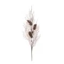 SNOWY LEAVES STEM WITH PINECONES 68CM