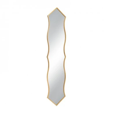 GOLD METAL WALL MIRROR 30X150CM