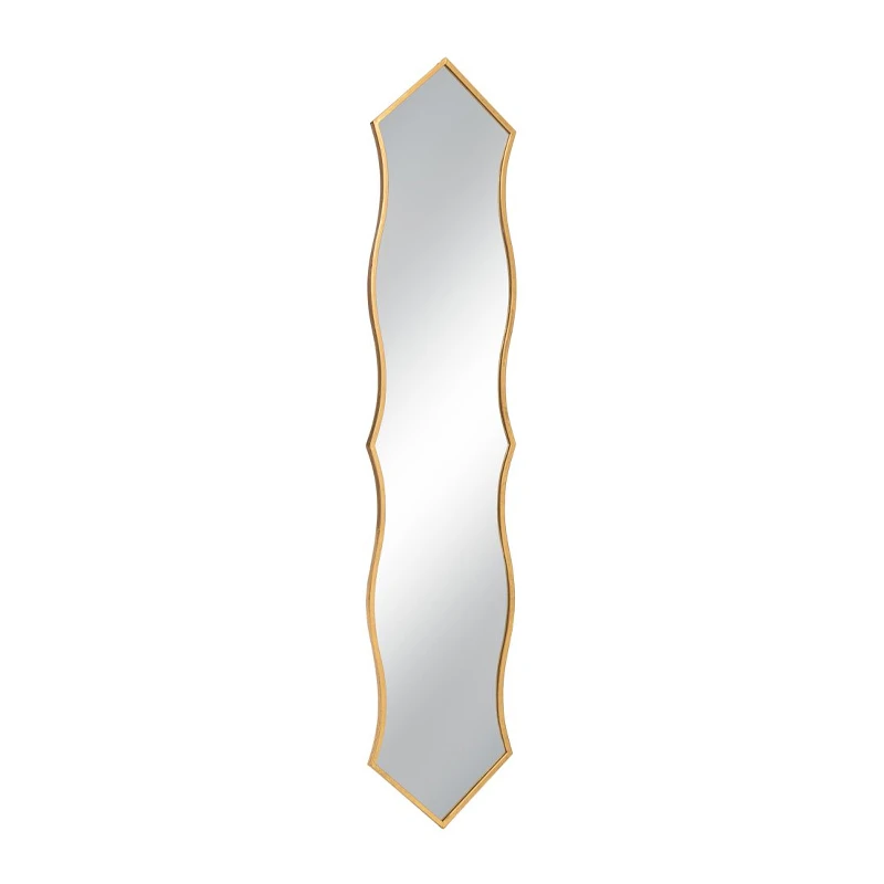 GOLD METAL WALL MIRROR 30X150CM