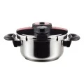 Human DSE2204 pressure cooker 4L in silver color