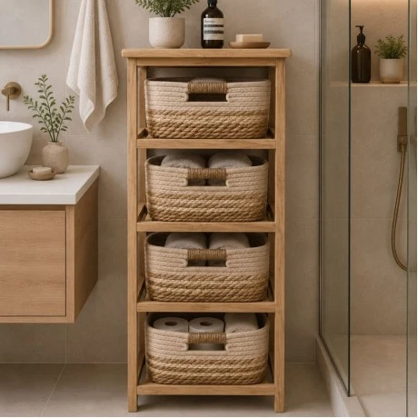 4 TIER DRAWER STORAGE 37X27X73CM
