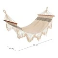 CREAM COTTON HAMMOCK 115X220CM