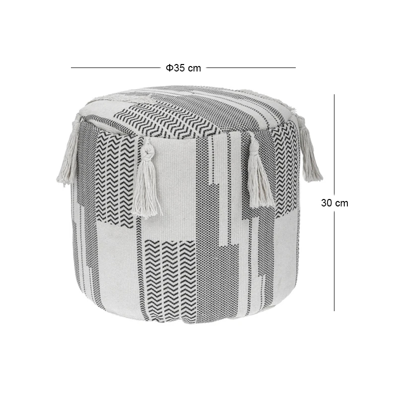 FABRIC TOP STOOL 35X30CM