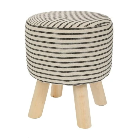FABRIC TOP STOOL 28X48CM