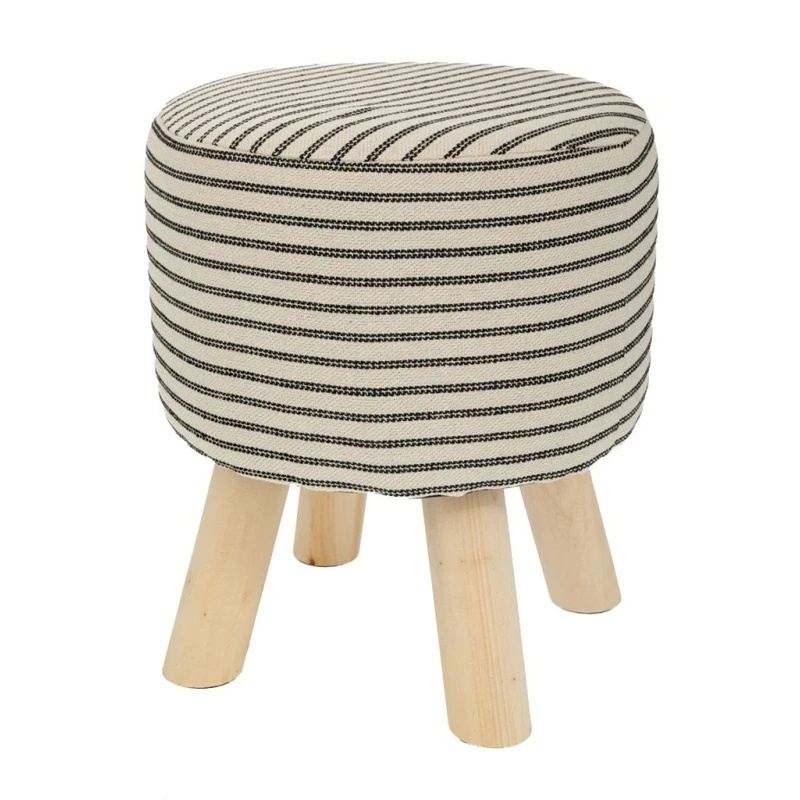 FABRIC TOP STOOL 28X48CM