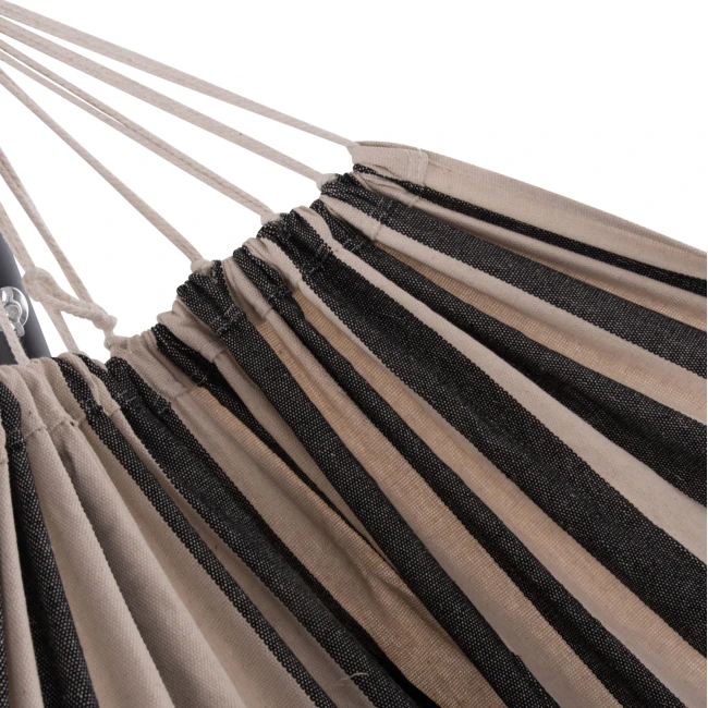 ΑΙΩΡΑ CRAVE HM6304.03 ΑΝΘΡΑΚΙ ΜΕΤΑΛ. ΣΚΕΛΕΤΟΣ--ΜΠΛΕ ΣΚΟΥΡΟ ΠΑΝΙ ΜΕ ΛΕΥΚΗ ΡΙΓΑ 265x93x105Υεκ