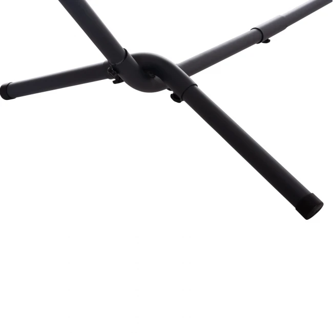 ΑΙΩΡΑ CRAVE HM6304.03 ΑΝΘΡΑΚΙ ΜΕΤΑΛ. ΣΚΕΛΕΤΟΣ--ΜΠΛΕ ΣΚΟΥΡΟ ΠΑΝΙ ΜΕ ΛΕΥΚΗ ΡΙΓΑ 265x93x105Υεκ