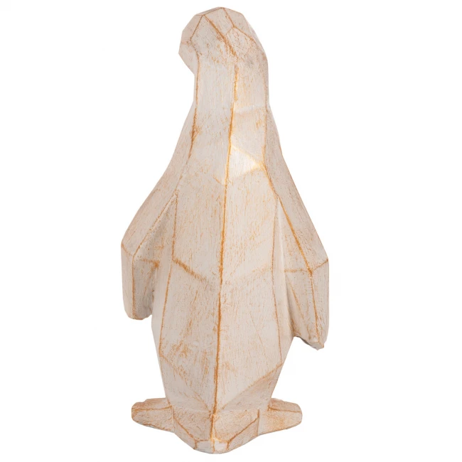 ΔΙΑΚΟΣΜΗΤΙΚΟ ΔΑΠΕΔΟΥ PENGUIN HM7916 GRC ΣΕ ΛΕΥΚΗ ΠΑΤΙΝΑ ΜΕ ΧΡΥΣΕΣ ΛΕΠΤΟΜΕΡΕΙΕΣ 45x45x100Υεκ.