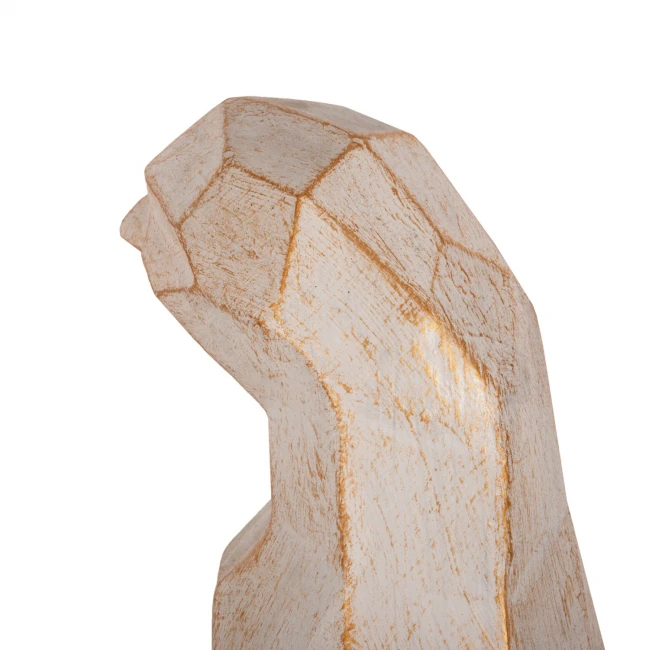 ΔΙΑΚΟΣΜΗΤΙΚΟ ΔΑΠΕΔΟΥ PENGUIN HM7916 GRC ΣΕ ΛΕΥΚΗ ΠΑΤΙΝΑ ΜΕ ΧΡΥΣΕΣ ΛΕΠΤΟΜΕΡΕΙΕΣ 45x45x100Υεκ.