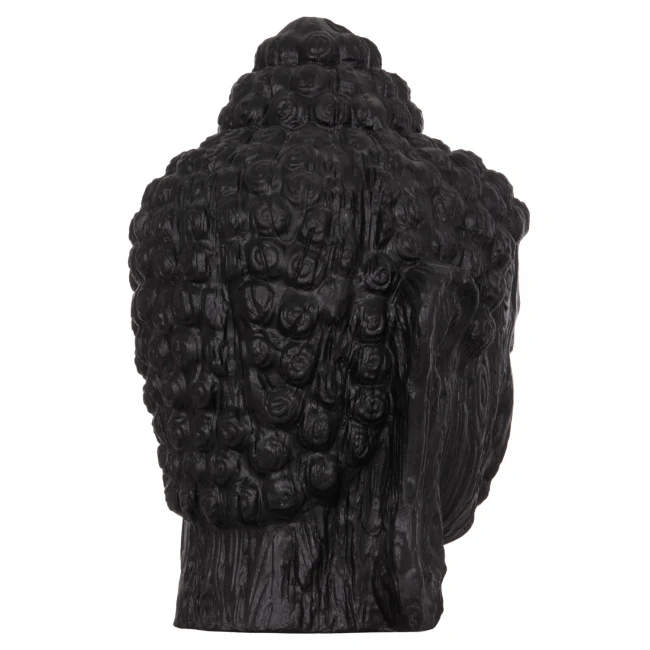 ΔΙΑΚΟΣΜΗΤΙΚΟ ΔΑΠΕΔΟΥ XXL ΚΕΦΑΛΙ ΒΟΥΔΑ HM4385.01 ΓΥΨΟΣ ΣΕ ΜΑΥΡΟ 90x90x100Υεκ.