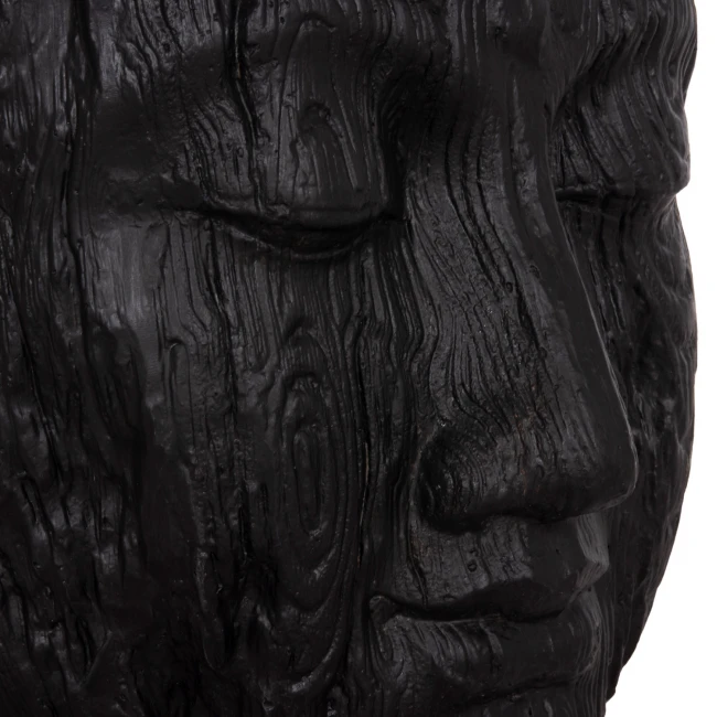 ΔΙΑΚΟΣΜΗΤΙΚΟ ΔΑΠΕΔΟΥ XXL ΚΕΦΑΛΙ ΒΟΥΔΑ HM4385.01 ΓΥΨΟΣ ΣΕ ΜΑΥΡΟ 90x90x100Υεκ.