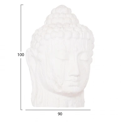 ΔΙΑΚΟΣΜΗΤΙΚΟ ΔΑΠΕΔΟΥ XXL ΚΕΦΑΛΙ ΒΟΥΔΑ HM4385.02 ΓΥΨΟΣ ΣΕ ΛΕΥΚΟ 90x90x100Υεκ.