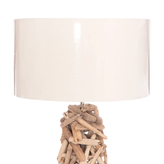 ΔΙΑΚΟΣΜΗΤΙΚΟ ΦΩΤΙΣΤΙΚΟ ΔΑΠΕΔΟΥ ALTAR HM4429 DRIFTWOOD--ΛΕΥΚΟ PVC Φ45x153Υεκ.