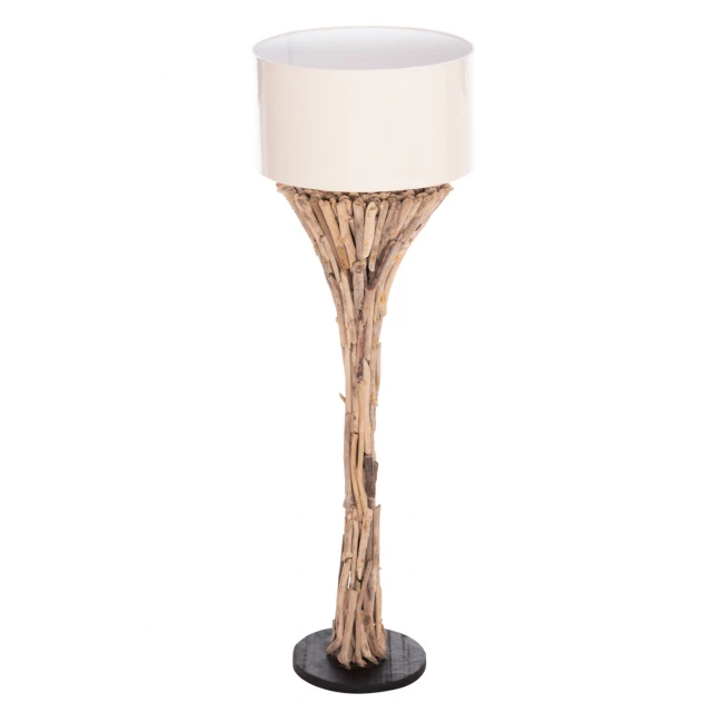 ΔΙΑΚΟΣΜΗΤΙΚΟ ΦΩΤΙΣΤΙΚΟ ΔΑΠΕΔΟΥ ALTAR HM4433 DRIFTWOOD--ΛΕΥΚΟ PVC Φ45x142Υεκ.