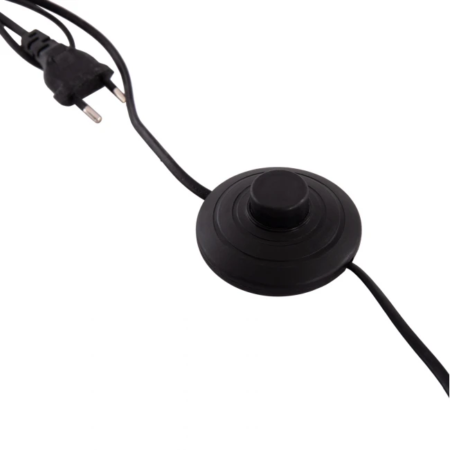 ΔΙΑΚΟΣΜΗΤΙΚΟ ΦΩΤΙΣΤΙΚΟ ΔΑΠΕΔΟΥ TUSKEN HM4702.01 FIBER CEMENT-ΜΑΥΡΟ 50x43x145Υεκ.